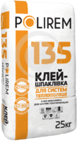 Клей-армірующаю суміш для систем теплоізоляції Полірем 135, 25кг