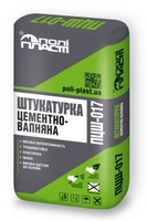 Штукатурка цементно-вапняна (для ручного та маш.нанесення) Поліпласт ПЦШ-017, 25кг