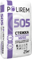 Стяжка цементна покращена М250 Полірем 505, 25 кг