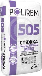 Стяжка цементна покращена М250 Полірем 505, 25 кг
