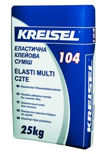 Клей для плитки еластичний ELASTI MULT Kreisel 104, 25 кг