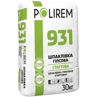 Шпаклівка гіпсова стартова Полірем 931, 30 кг