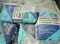 Клейова суміш для керамічної плитки + Грес Поліпласт ПП-011, 25кг