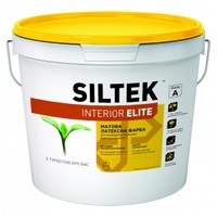 SILTEK Interior Elite / А Фарба латексна матова, стійка до миття. База А 9л