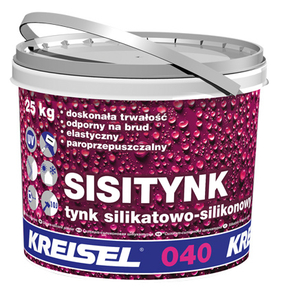 Штукатурка декоративна силикатно-силіконова Kreisel 040 SISITYNK Баранчик 1,5мм 25кг База Б