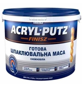 Готова шпаклівка SNIEZKA АКРИЛ-Путс, відро 27 кг, 24 шт / п